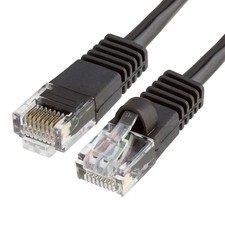 150FT Cat5e Ethernet Cable UTP LAN Network Patch Cord RJ45 Cat 5e Cable - Black picture
