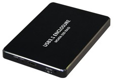 USB 3.1 TypeC to Dual mSATA SSD RAID Enclosure Up to 10 Gbps Data Transfer, 5... picture