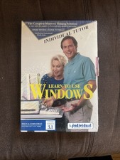 Individual Tutor Learn To Use Window Big Box Sealed NIB Windows 3.1 Floppy Disk picture