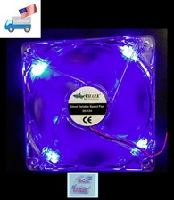 NEW Quiet 120mm Blue LED Quad 2-pin PC ATX Power Supply PSU Upgrade Cooling Fan picture