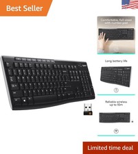 K270 Full Size Wireless Mechanical Keyboard for Windows - Spill Proof Design picture