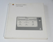 1988 Apple MACINTOSH Utilities User Owner Guide Vintage Computing 030-3283-A picture