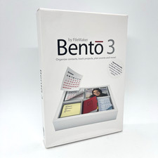Bento 3 by FileMaker Family Pack Mac Retail Box CD w Serial Keys - TW346LL/A picture