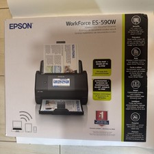 Workforce ES-590W Wireless & USB High-Speed AI & Cloud Ready Desktop Color Duple picture