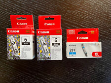 Canon Pixma Inkjet ink Black 6 (2 Units) And Cyan 281 C (1 Unit) picture