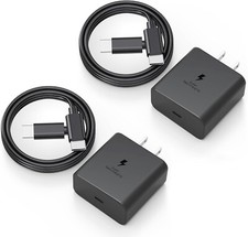 2Pcs 45W USB C Fast Charger Wall Charger For Samsung Galaxy S22+/ S22/ S22 Ultra picture