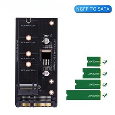 M.2 NGFF mSATA SSD to SATA 3.0 Adapter 2.5