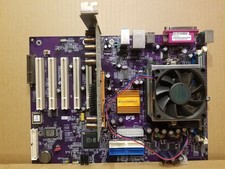 ECS 755-A2 Motherboard, AMD Sempron 2800+, 512MB, GeForce2 MX400 - Works picture