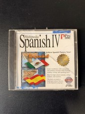 Multimedia Spanish IV 1Pro One CD-ROM Multimedia IBM Windows Interactive Video picture