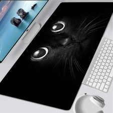 Cat Face Designs Extra Large Gaming Mouse Pad Keyboard Mat Desk Pad Playmat picture