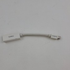 Belkin Mini DisplayPort To HDMI Adapter White Get Connected Display Mac PC picture