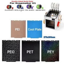 PEY PEO PET PEI Spring Steel Sheet Cool Build Plate For Snapmaker U1 3D Printer picture