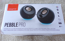 Creative Pebble Pro Minimalist 2.0 USB Speakers with Bluetooth, RGB Lighting @pS picture