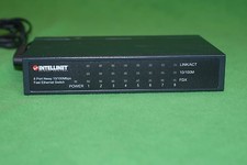 Intellinet 523318 10/100Mbps Mini 8-Ports Fast Ethernet Office Switch - Used picture