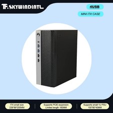 T.F.SKYWINDINTL Mini ITX PC Case HTPC Chassis SFX PSU USB2.0/3.0 170x170mm picture