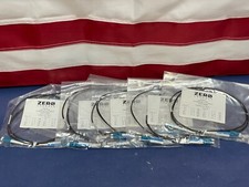 QTY 5 LC to LC 2mm 1M Singlemode Duplex 9/125 Fiber Op Jumper Patch Cable Black picture