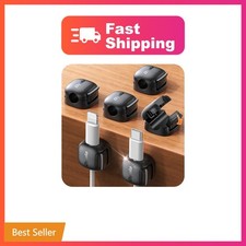 Chfeila Black Spring Cable Clips 6 Pack picture