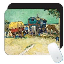 Gift Mousepad : Vincent Van Gogh The Caravans Famous Oil Painting Art Artist picture