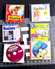 CD-ROM Pro One Multimedia Math Algebra II, 2 Typing, Jumbo PUZZLES, 2 MAHJONG VG picture