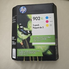 NEW SEALED Genuine HP 902XL Black and Color 4PK Ink Cartridges picture