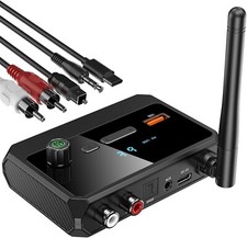 Bluetooth 5.3 Home Stereo Audio Receiver AUX USB Optical HD Music to RCA Adapter picture