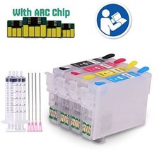 Full Set Refillable Ink Cartridges fits Epson Stylus SX215 SX100 SX205 SX515W picture