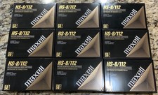 Lot of 9 Maxell HS-8/112 Helical Scan 8mm Data Cartridge Tape Cassette Japan New picture