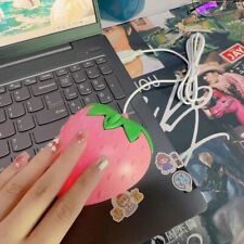 Cute PINK  STRAWBERRY Wired Mouse USB PC Computer Laptop picture