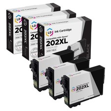 LD Replacement for Epson 202XL T202XL120-S HY Black Ink 3PK for XP-5100, WF-2860 picture