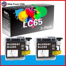 2PK LC65 LC65 XL Ink Cartridge for MFC-255CW Printer picture