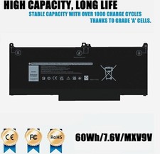 10PCS MXV9V Battery for Dell Latitude 5300 5310 2-in-1 E5300 E5310 E7300 E7400 picture