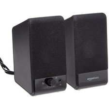 Amazon Basics USB Computer Speakers with Volume Control, Compact PC Laptop picture