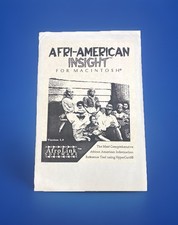 Afri-American Insight For Macintosh 1.0 Using HyperCard Rare SEALED AfroLink picture