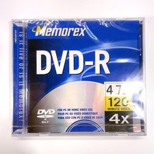 Memorex DVD-R 4.7GB  120 Min DVD-RW/DVD-RAM NEW SEALED picture