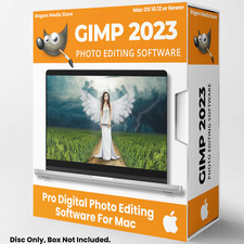 GIMP Photo Editing Software for MAC Graphic Design Image w/ Photo shop Guide CD picture