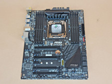 MSI X99S SLI PLUS LGA2011-3 Motherboard with Intel CPU Untested As Is picture