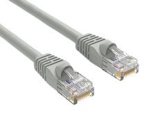 50ft Cat5e Crossover UTP Ethernet Network Patch Cable Snagless 24AWG Bare Cop... picture
