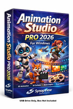 Animation Studio PRO 2026 - 3D/2D Motion Graphic Design Software For Windows USB picture