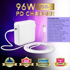 NEW OEM 96W USB-C Power Charger Adapter For Apple MacBook Pro 15