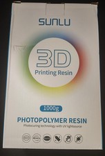 SUNLU 3D Printing Resin – 1000g Photopolymer + ABS‑Like Dark Grey, Clear Red picture