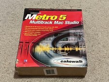 Cakewalk Metro 5 Multitrack MAC Studio Software New Sealed Vintage Rare picture