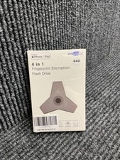64GB Fingerprint encryption Flash Drive 4 in 1 OTG USB 3.0 + USB-C 3.0 Memory St picture