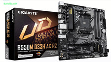B550M DS3H AC R2 AM4 mATX Motherboard, Ryzen 5000/4000/3000, DDR4, WiFi 5 picture