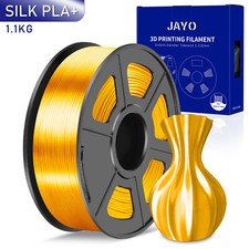 JAYO SILK PLA+ Gold 1.75mm 3D Printer Filament 1.1KG Metallic Shine Non-brittle picture