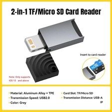 Essager 2-in-1 Usb-c & USB 2.0 to Micro Sd/tf Card Reader High Speed Adapter picture