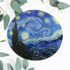 Van Gogh Painting Starry Night Mouse Pad Mat Office Desk Table Accessory Gift picture