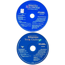 Encyclopedia Britannica Hollywood / Trivia Challenge - CD-ROM - LOT of 2 picture