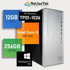 HP Pavilion TP01-1026 Intel i5-10400 2.9GHz 12GB RAM 256GB NVMe WiFi+BT Win 11P picture