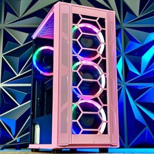Custom Pink Gaming PC Intel Core i5 8 GB 500 GB Nvidia Quadro K2000 Windows 11  picture