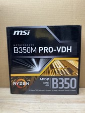 ✅ NEW MSI B350M Pro-VDH AM4 Micro-ATX Motherboard Ryzen DDR4 M.2 PCIe USB3.1 picture